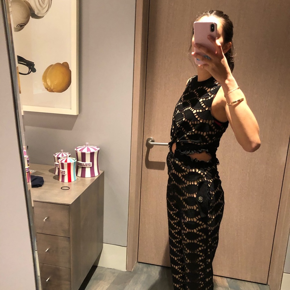 Chic self portrait suede jumpsuit never worn - Picture 3 of 8